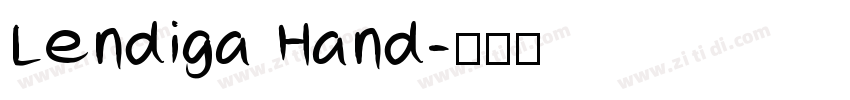 Lendiga Hand字体转换
